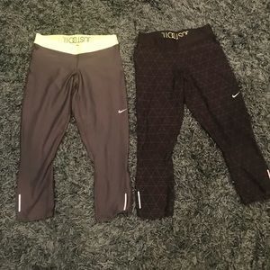 BUNDLE! Nike Dry Fit Cropped Leggings